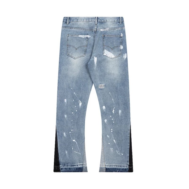 Shredded Flare Jeans