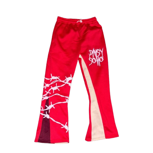 Red DaisySoho Sweatpants